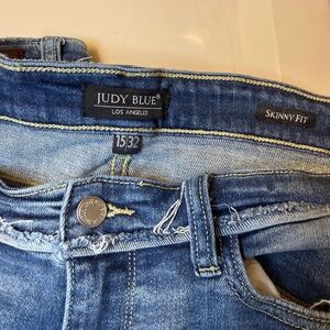 Judy Blue Distressed Denim Skinny Jeans